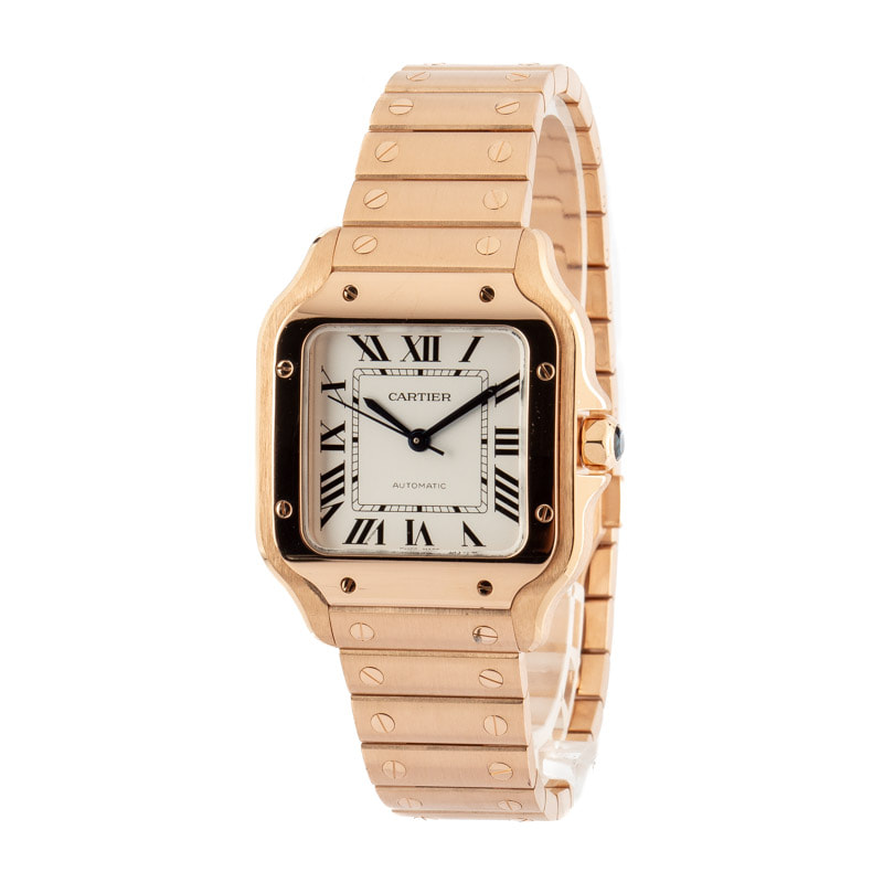 Cartier Santos de Cartier 18K Rose Gold Watch