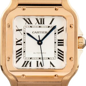 Cartier Santos de Cartier 18K Rose Gold Watch