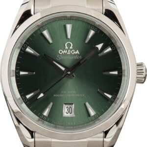 Omega Seamaster Aqua Terra Inexperienced Dial with Shades