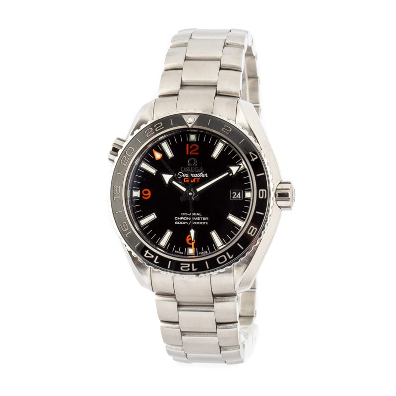 Omega Seamaster Planet Ocean GMT with Black Dial