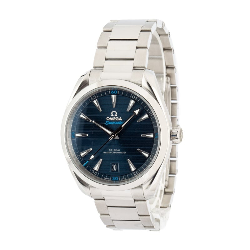 Pre-Beloved Omega Seamaster Aqua Terra with Blue Teak Dial