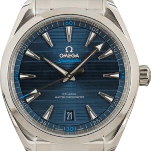 Pre-Beloved Omega Seamaster Aqua Terra with Blue Teak Dial