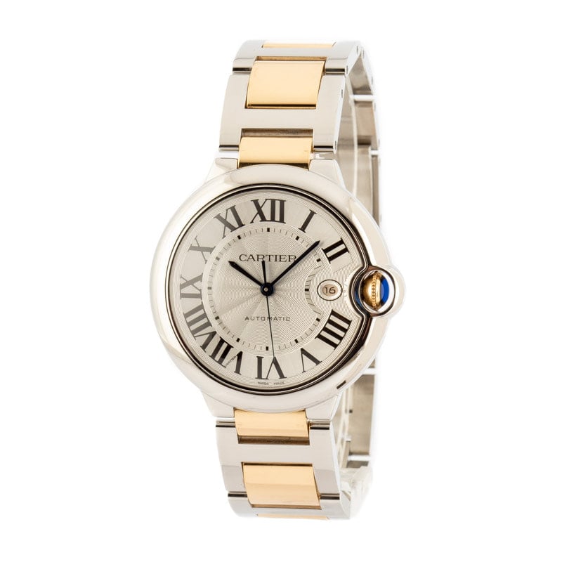 Pre-Owned Two-Tone Cartier Ballon Bleu De Cartier