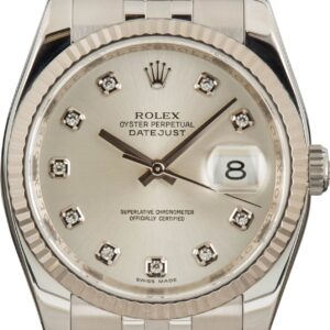 Rolex Datejust 116234 with Diamond Accents