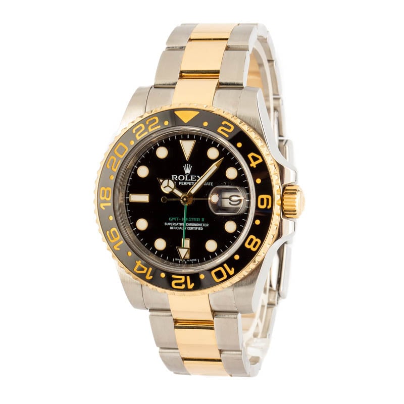 Rolex GMT Grasp II Reference 116713 in Stainless Metal and Gold