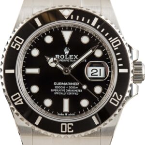 Rolex Submariner Date 126610 with Black Ceramic Bezel